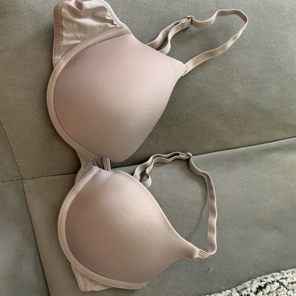 grey color calvin klein bra